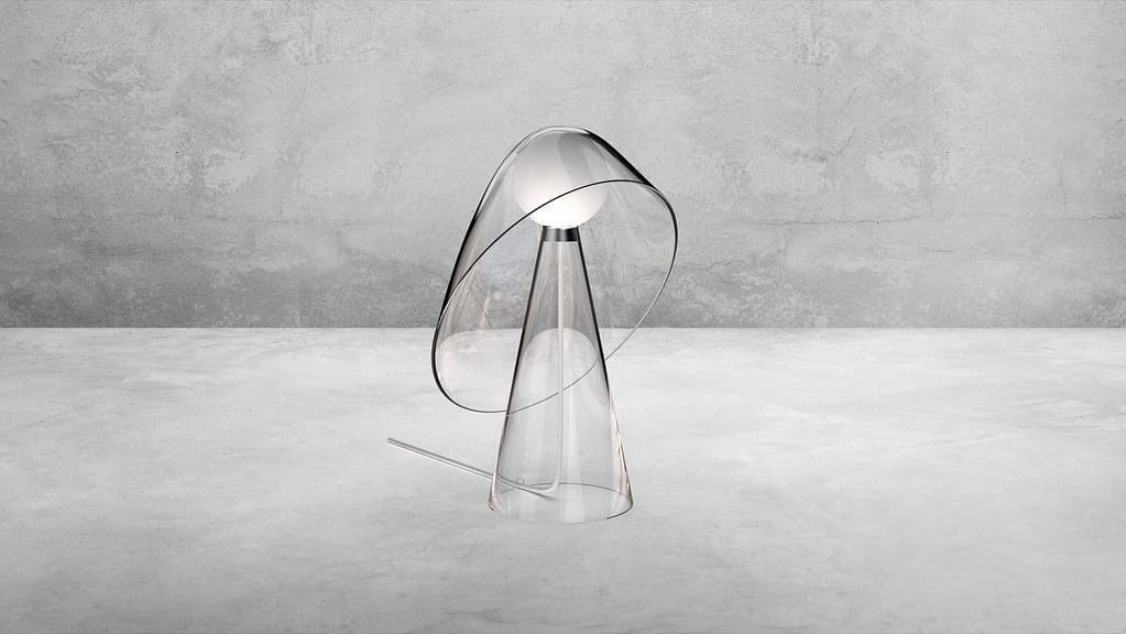 glass table lamp