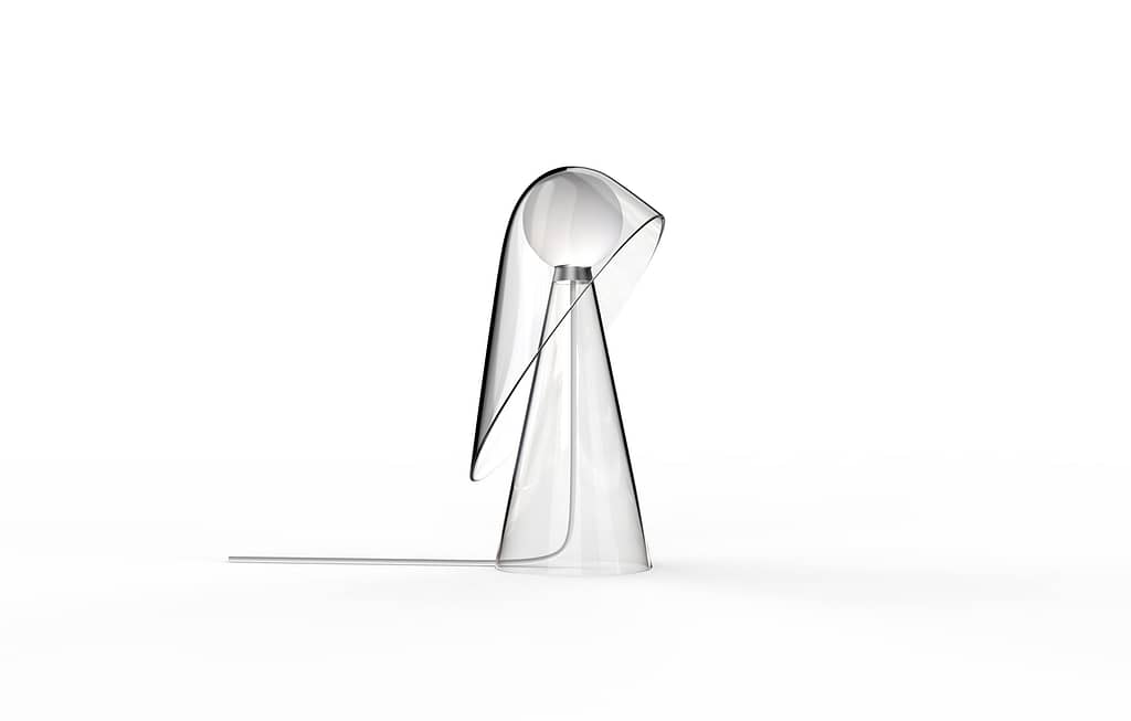 glass table lamp