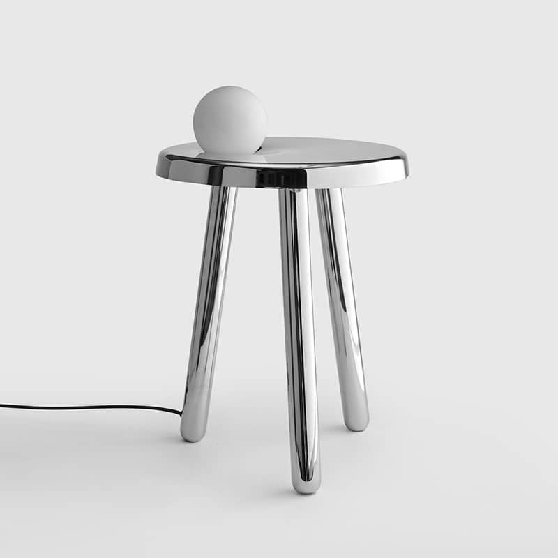 alby table with light